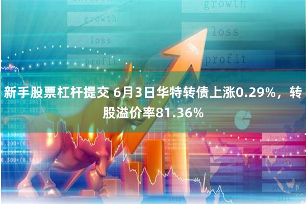 新手股票杠杆提交 6月3日华特转债上涨0.29%，转股溢价率81.36%