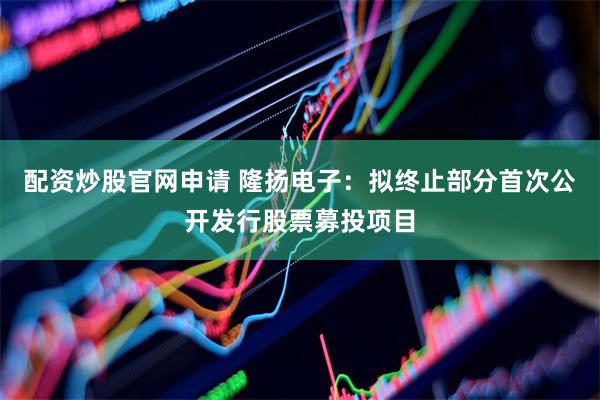配资炒股官网申请 隆扬电子：拟终止部分首次公开发行股票募投项目
