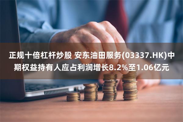 正规十倍杠杆炒股 安东油田服务(03337.HK)中期权益持有人应占利润增长8.2%至1.06亿元